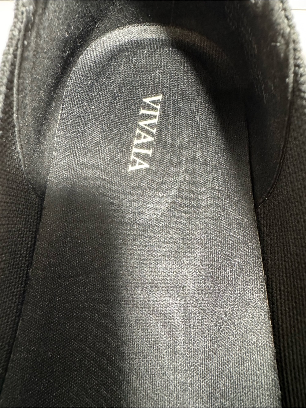 Vivaia Audrey Round-Toe Embroidered Leopard knit Black Flats Loafers Size 9 - Picture 14 of 15